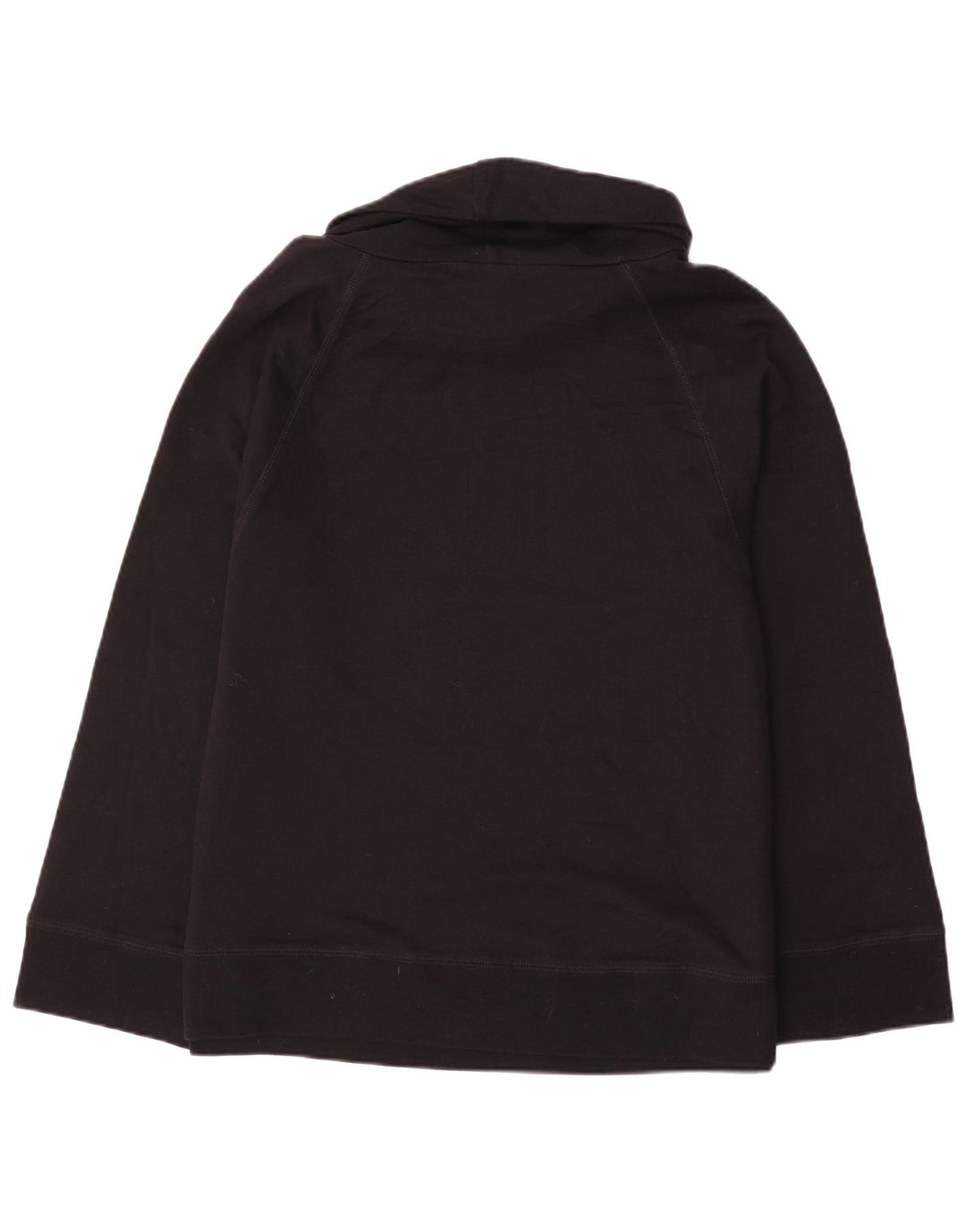Chaps Damen-Sweatshirt mit Rollkragen, UK 16, Größe L, Schwarz, Baumwolle