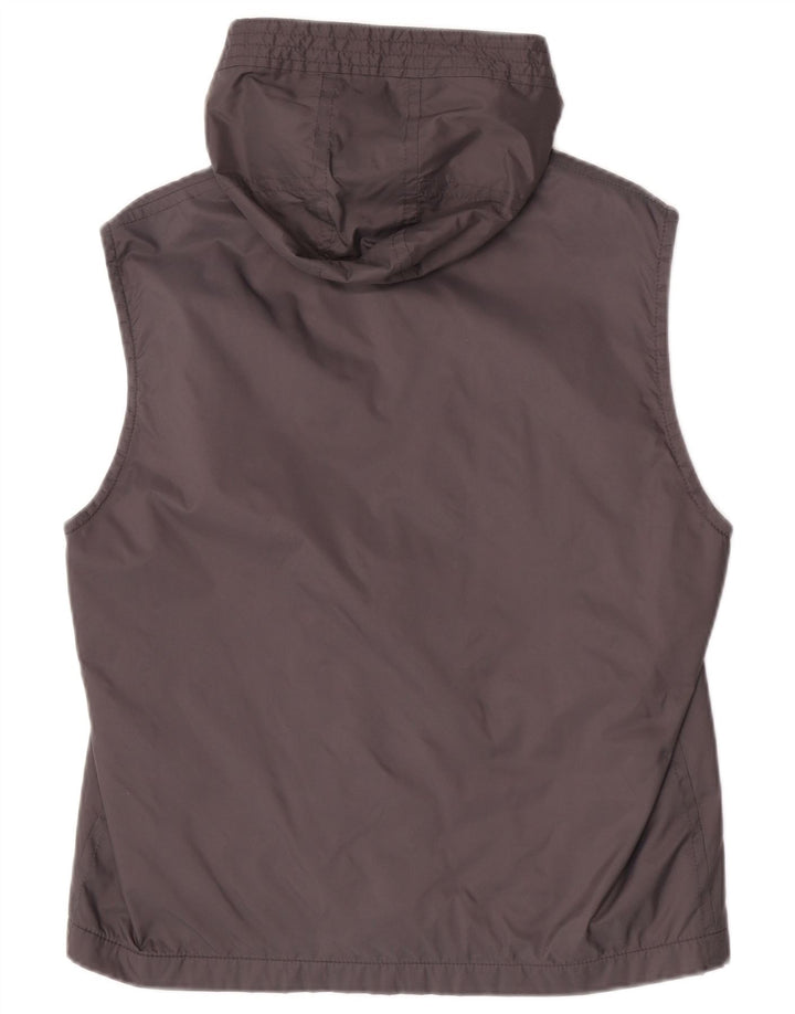 Hugo Boss Herren-Kapuzenweste, EU 52, XL, Grau, Polyamid