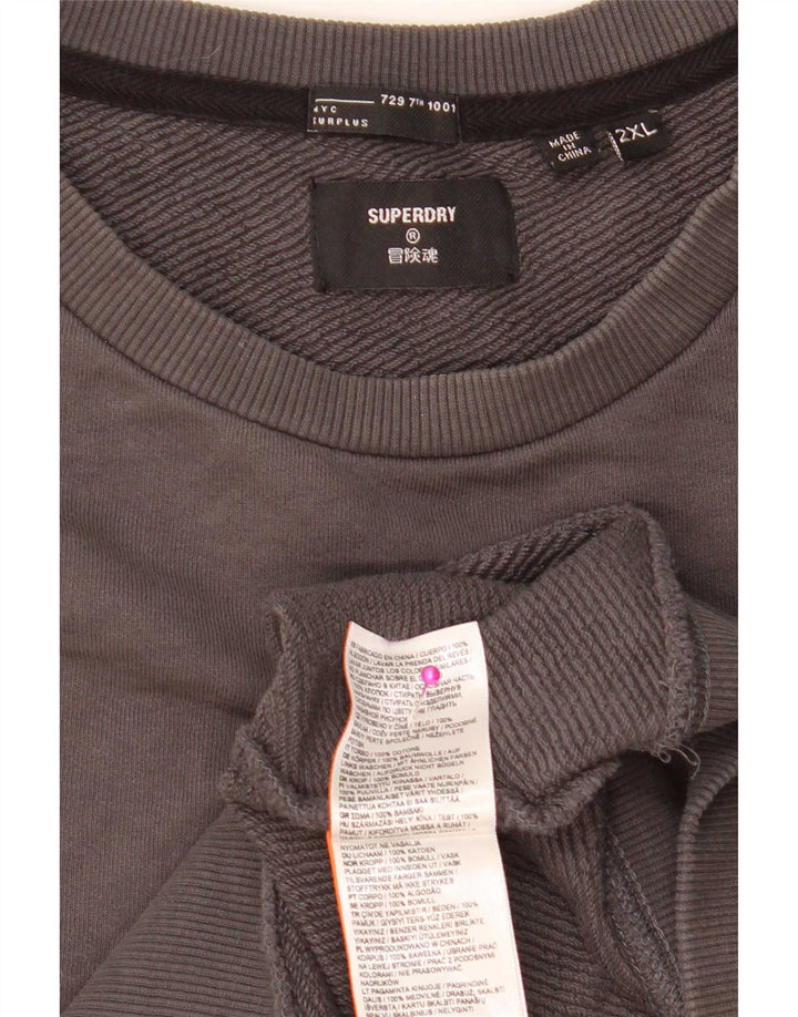 Superdry Herren Sweatshirt Pullover 2XL Grau