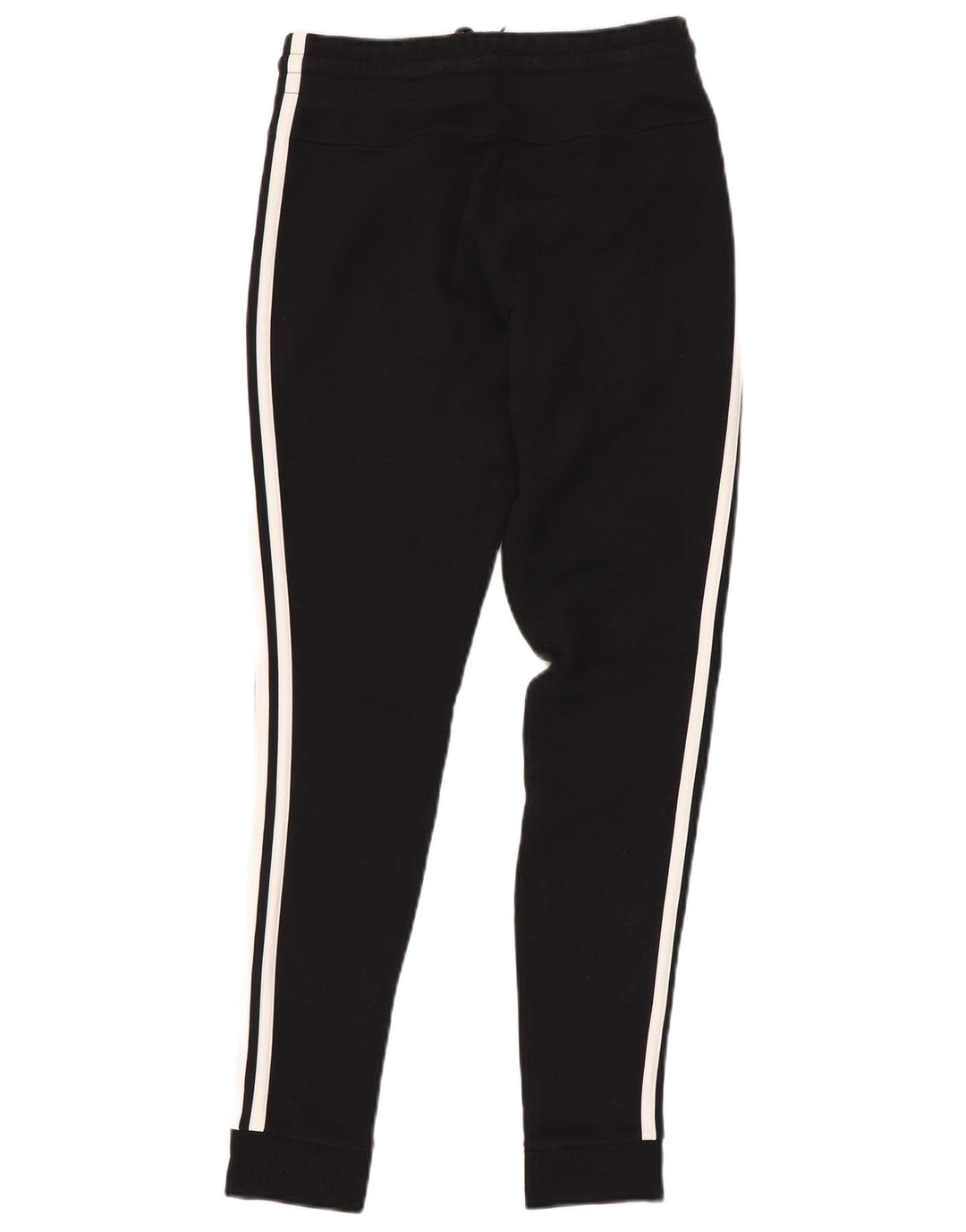 ADIDAS Damen Trainingshose Jogger UK 4/6 XS Schwarz Baumwolle