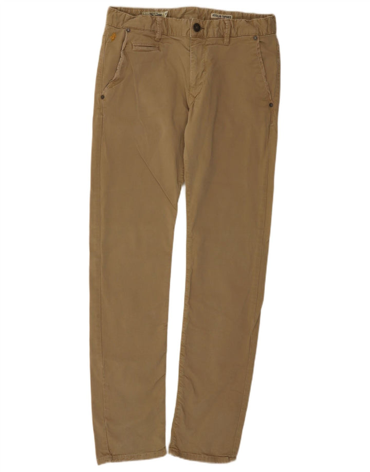 Marlboro Classics Damen Regular Tapered Chinohose W32 L34 Beige