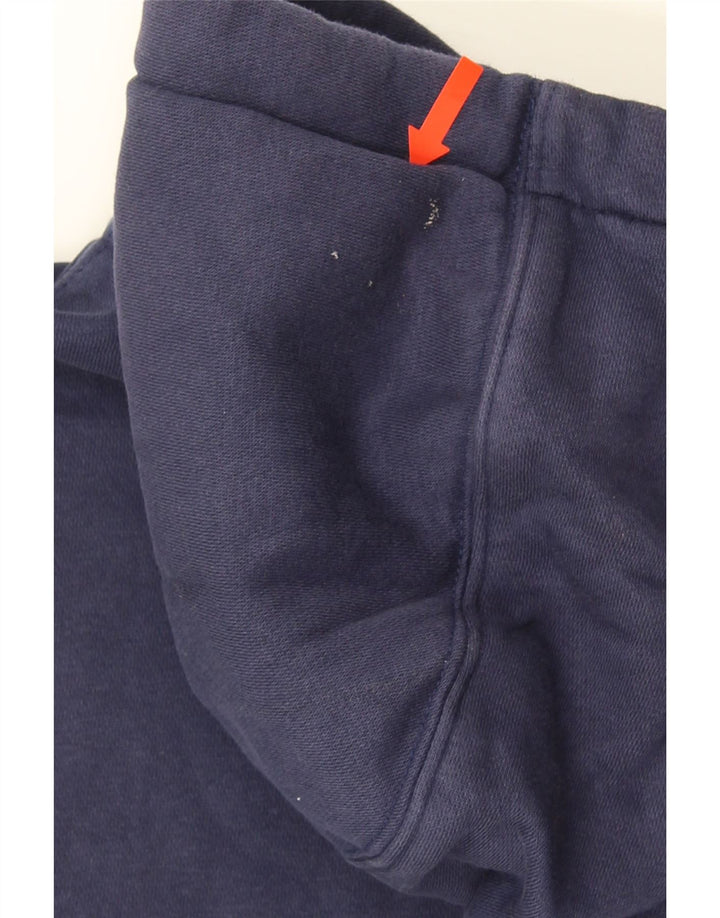 NIKE Herren-Kapuzenpullover mit Reißverschluss, mittlere marineblaue Baumwolle