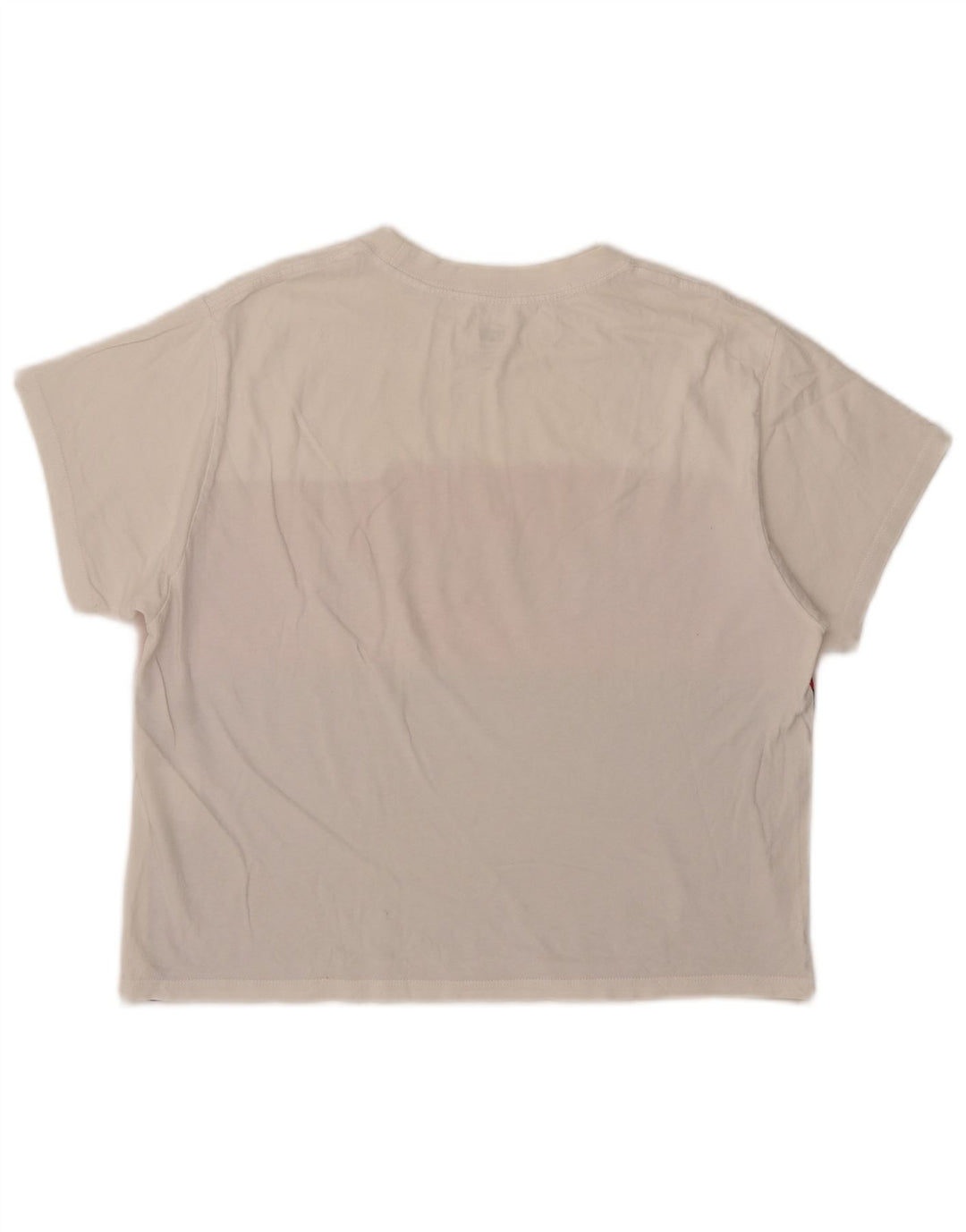 Levi's Damen Crop Graphic T-Shirt Top UK 10 Small Mehrfarbig