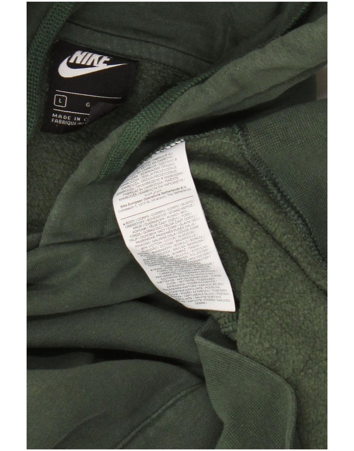 Nike Herren Kapuzenpullover, groß, grüne Baumwolle