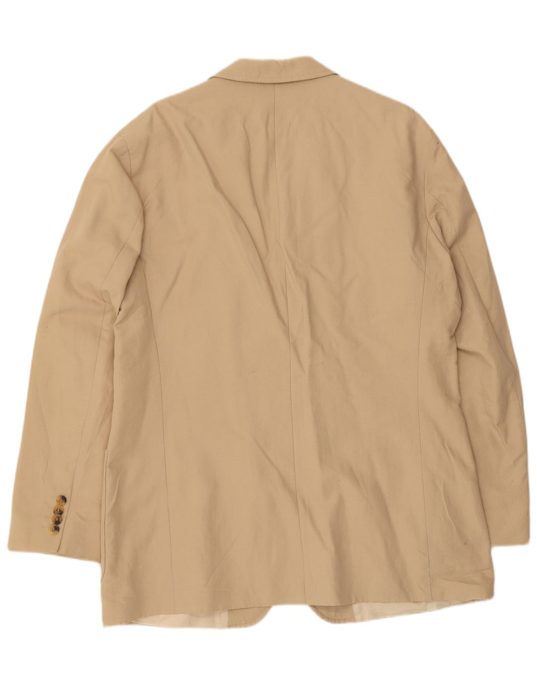 HUGO BOSS Herren 3-Knopf-Blazerjacke EU 52 XL Beige Baumwolle