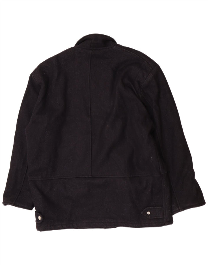 Pit Stop Herren-Windbreaker-Mantel, Größe 40, Marineblau