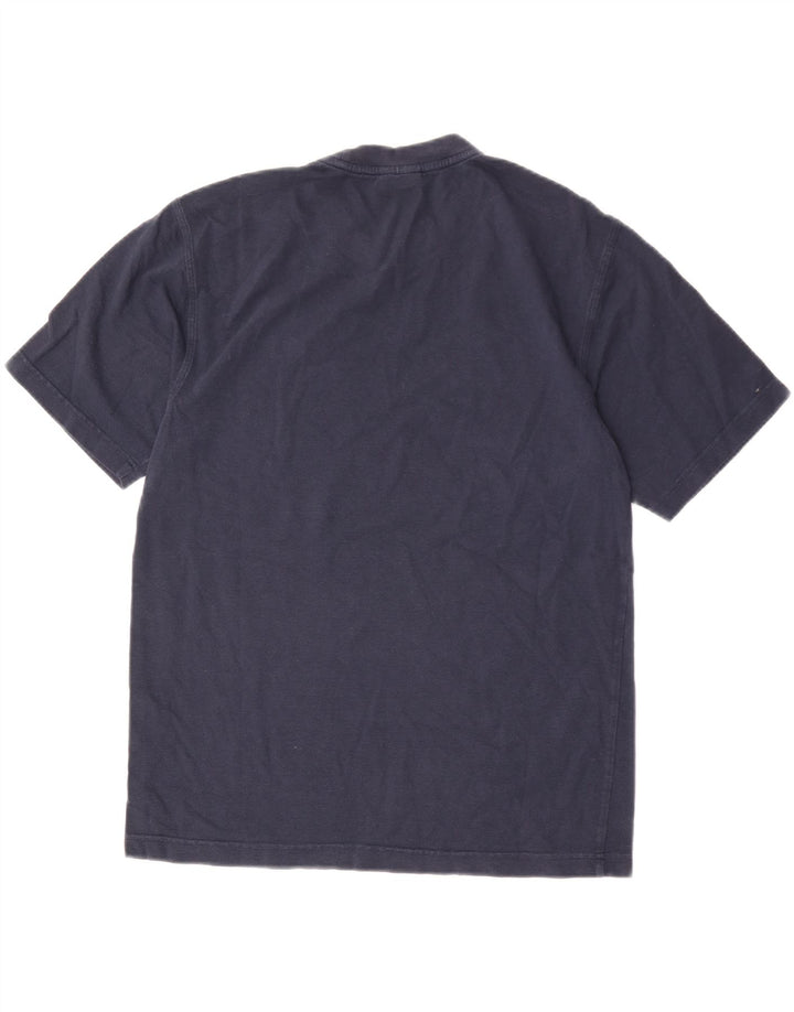 Lacoste Herren T-Shirt Top Größe 3 Small Marineblau Baumwolle