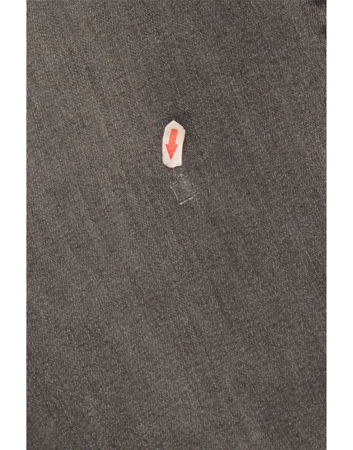 Marks & Spencer Herren Straight Jeans W42 L29 Graue Baumwolle