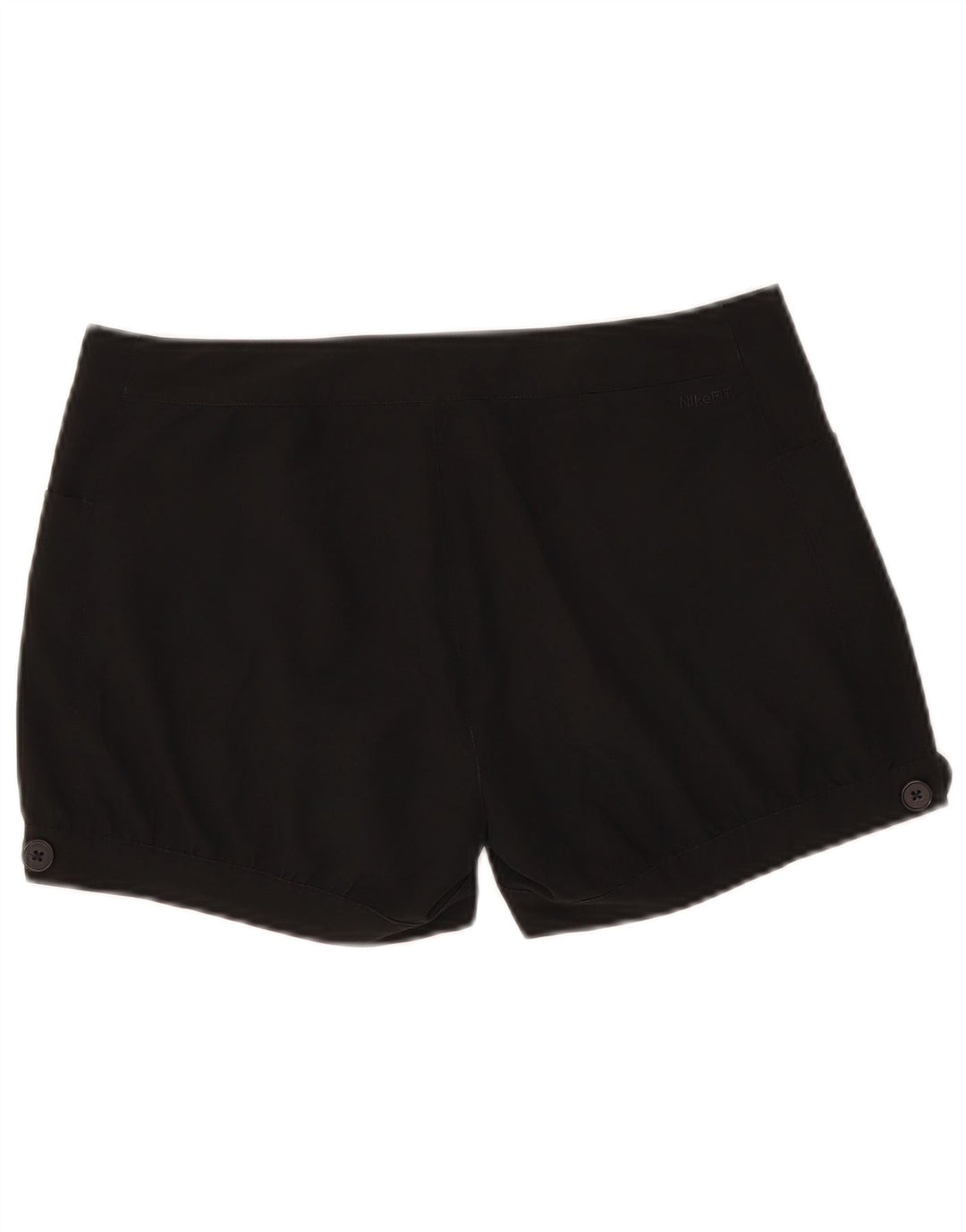 Nike Damen-Freizeitshorts, Größe L, W32, Schwarz, Polyester