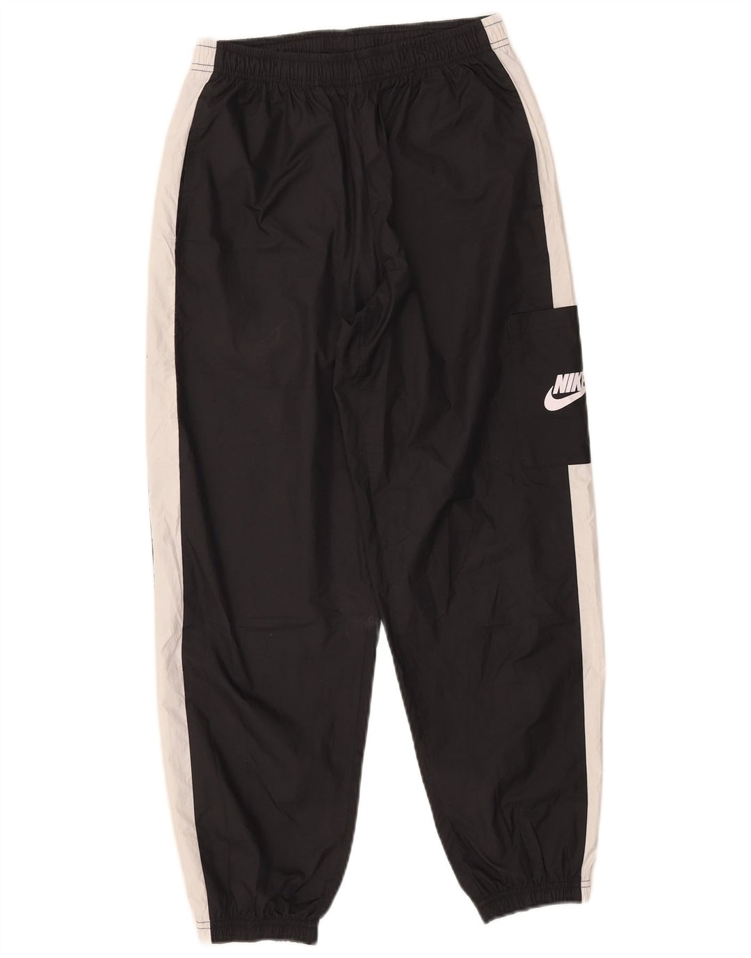 Nike Herren-Trainingshose mit Grafik, Jogginghose, Größe S, Schwarz, Farbblock
