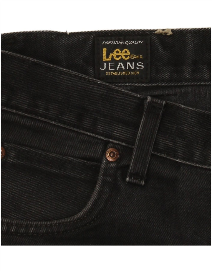 Lee Herren Straight Jeans W32 L30 Schwarz