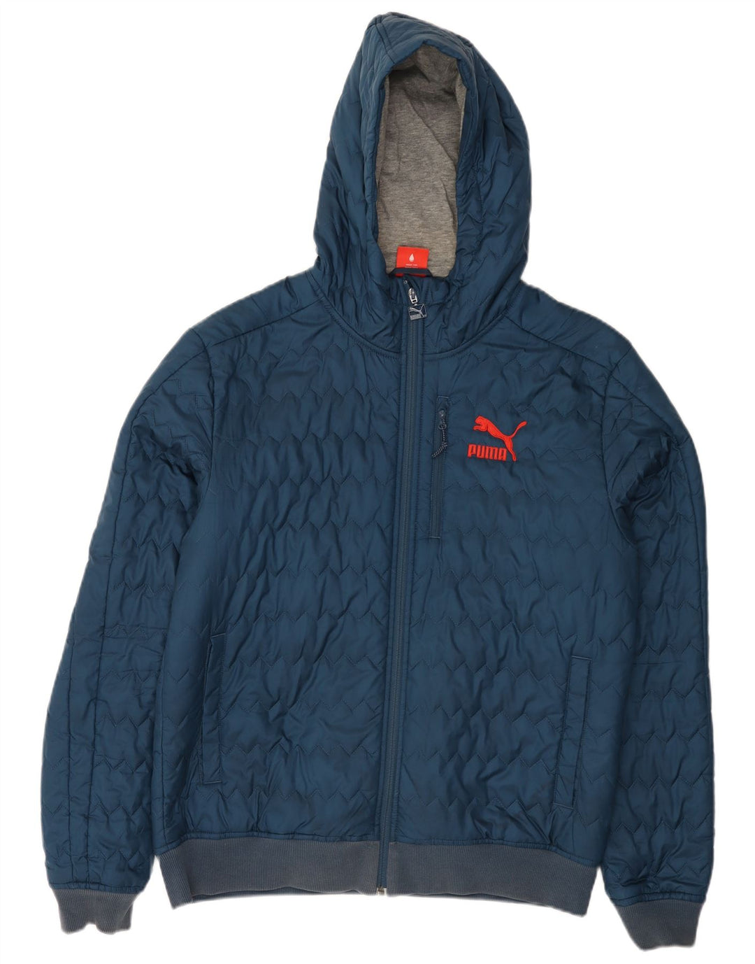 Puma Herren Kapuzen-Steppjacke UK 40 Large Marineblau