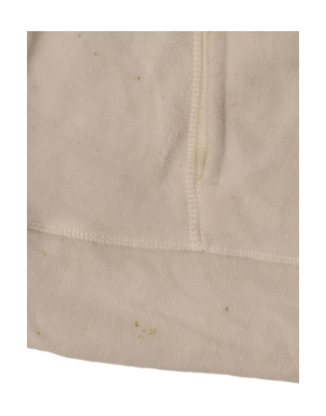 Marks & Spencer Damen Fleecejacke UK 20 2XL Weiße Baumwolle
