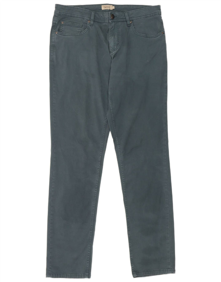 Dack's Slim Freizeithose für Herren, W34, L32, grüne Baumwolle