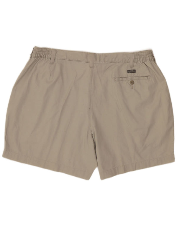 MARKS & SPENCER Herren Blue Harbor Chino Shorts W40 XL Beige Baumwolle