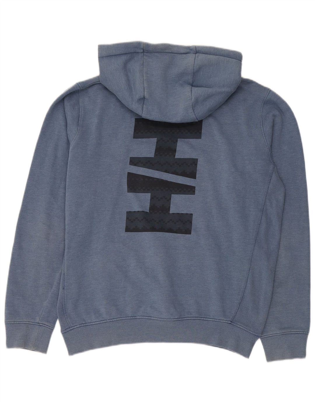 Helly Hansen Herren-Kapuzenpullover mit Grafik, groß, aus blauer Baumwolle