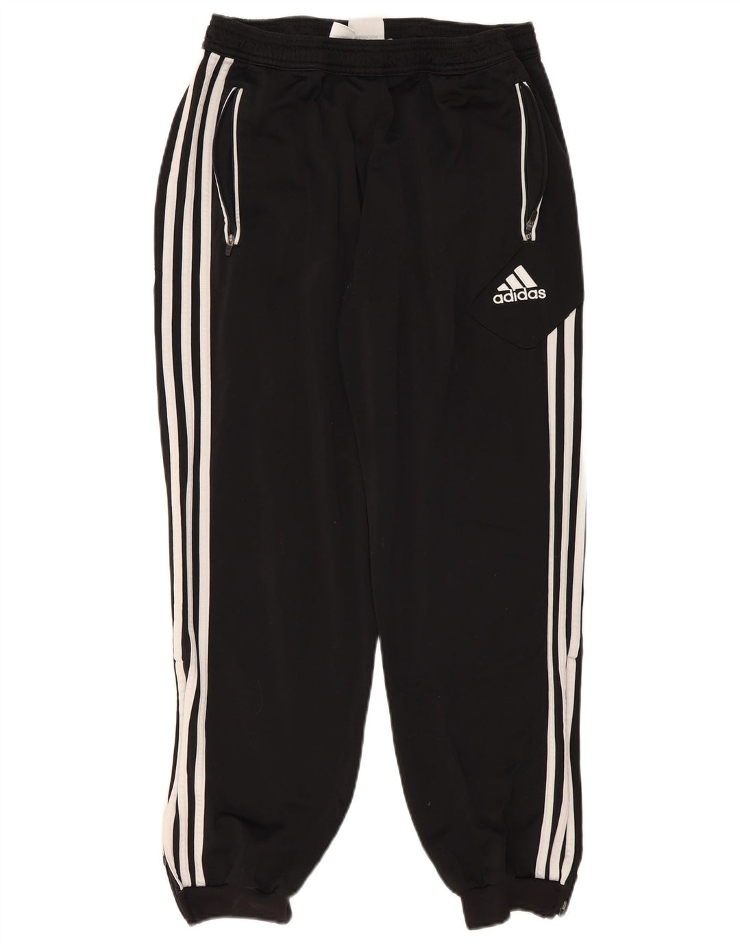 Adidas Herren Trainingshose Jogger UK 40/42 Medium Schwarz Polyester