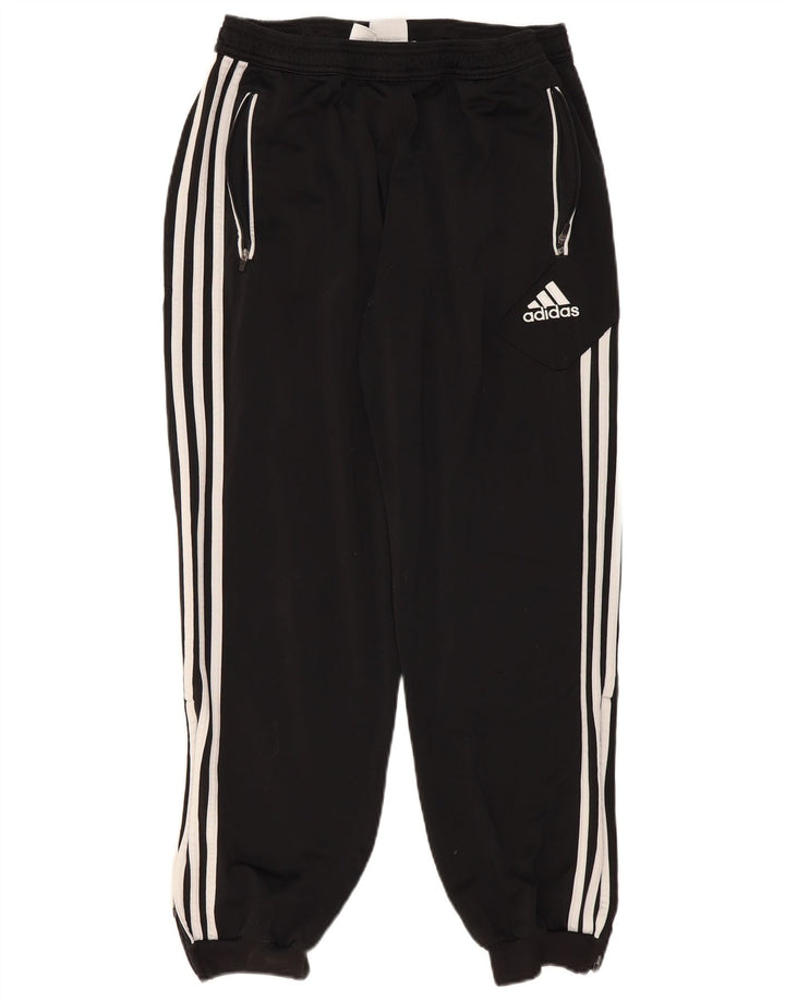 Adidas Herren Trainingshose Jogger UK 40/42 Medium Schwarz Polyester