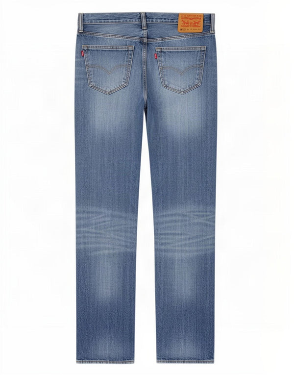 Levi's Damen 501 Straight Jeans W33 L38 Blaue Baumwolle