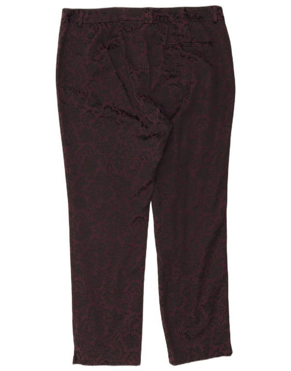 Marks & Spencer Damen Moderne Freizeithose UK 16 Large W36 L27 Lila