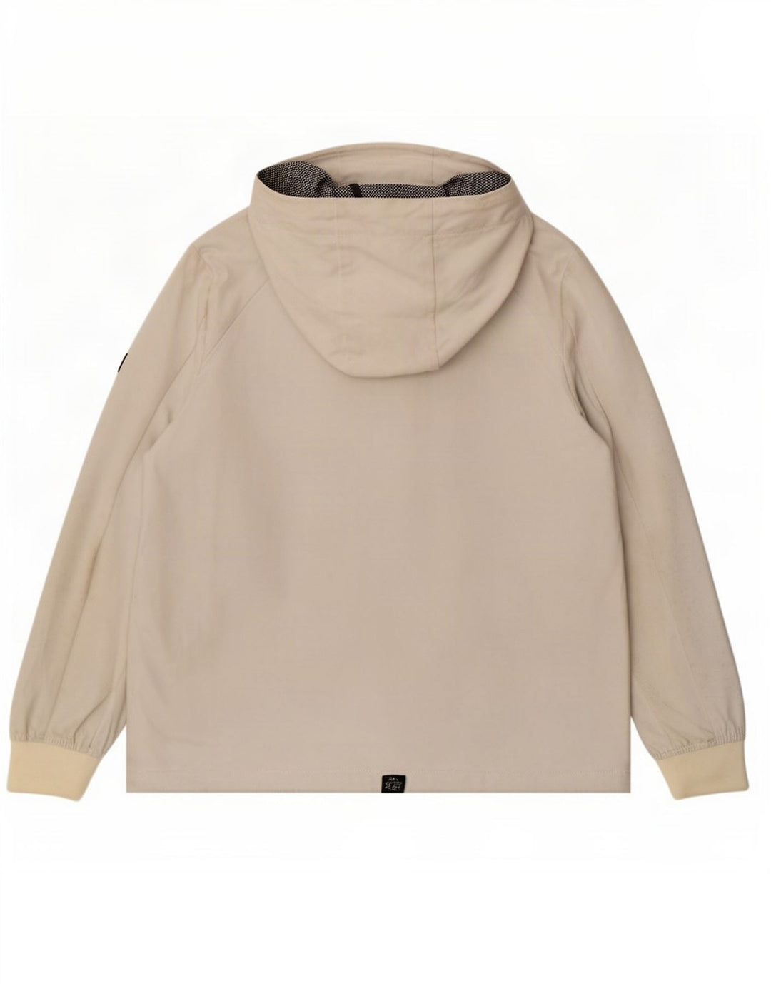 Superdry Damen-Regenjacke mit Kapuze, UK 12, Mittelweiß, Polyester