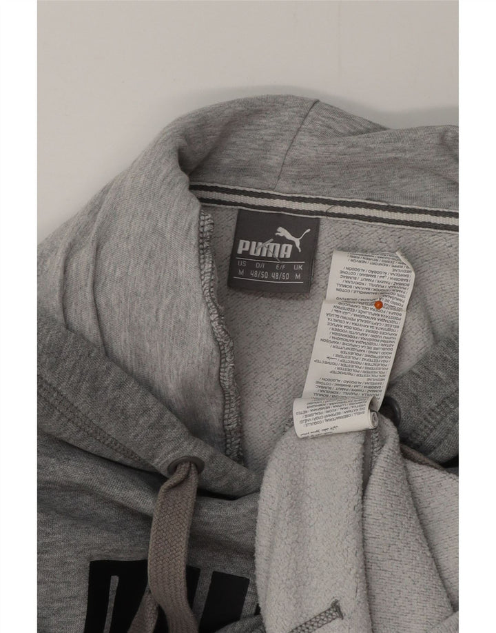 PUMA Herren Graphic Hoodie Pullover mittelgraue Baumwolle