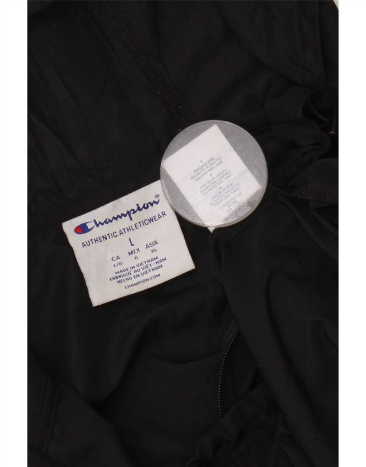 Champion Herren Graphic Pullover Regenjacke UK 40 Large Schwarz Polyester