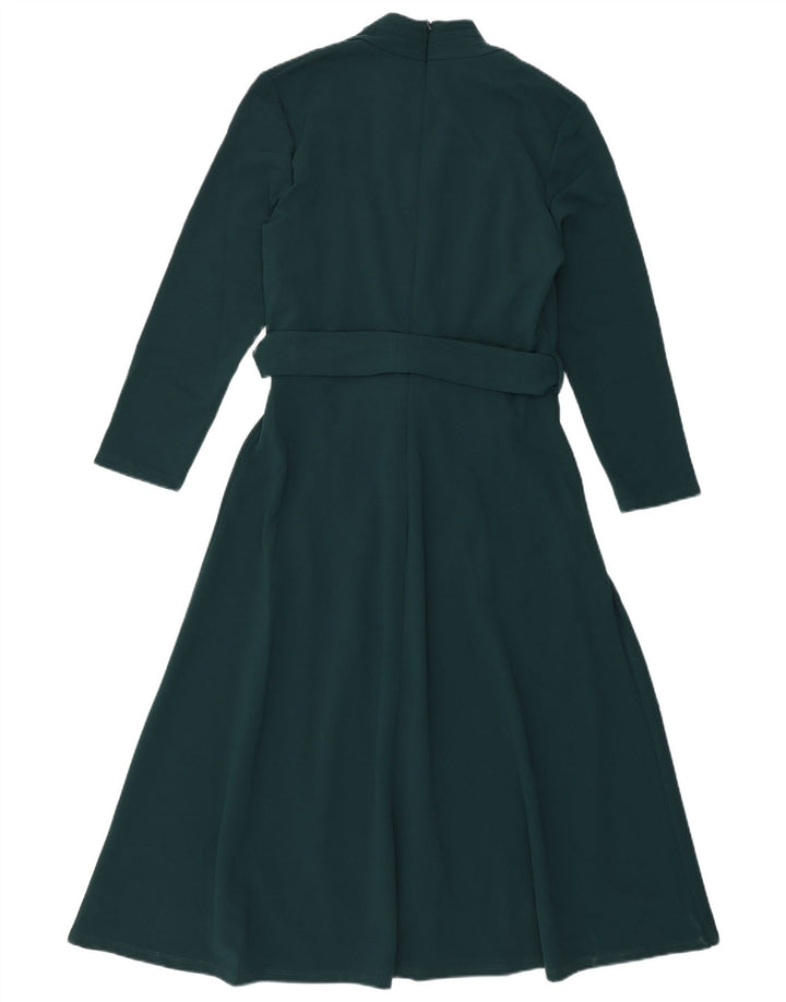 Phase Eight Damen-Kleid in A-Linie mit 3/4-Ärmeln, UK 12, Mittelgrün, Polyester