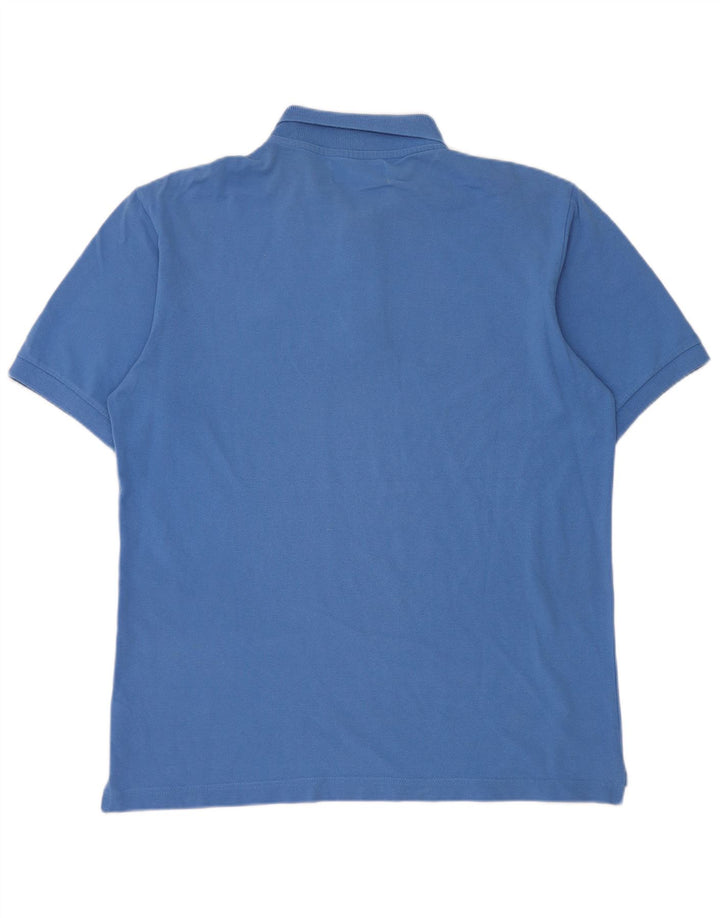 Kappa Herren-Poloshirt, große blaue Baumwolle