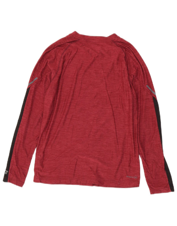 Russell Athletic Boys Dri-Power Top Langarm 10-11 Jahre Large Burgund