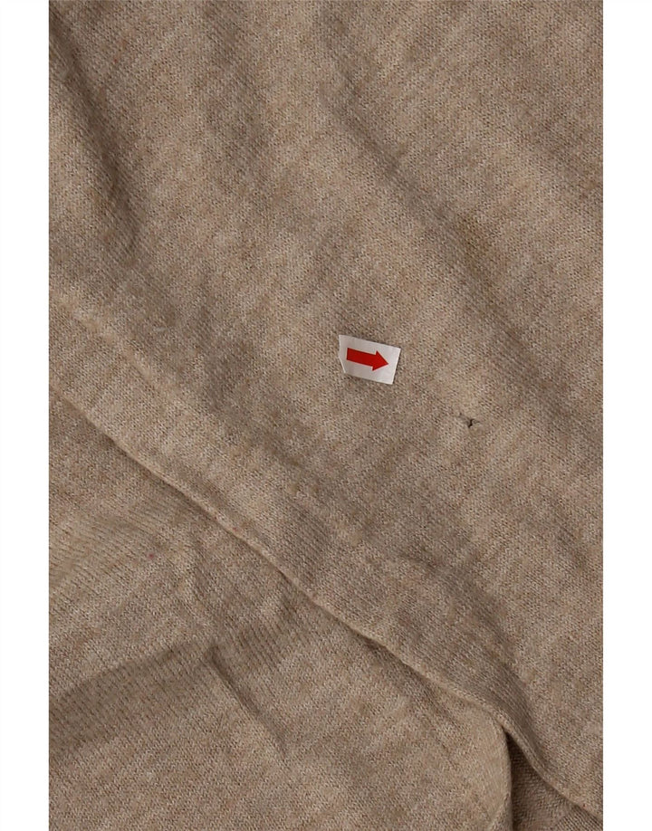 EDDIE BAUER Offener Damen-Cardigan-Pullover UK 6 XS Beige Acryl