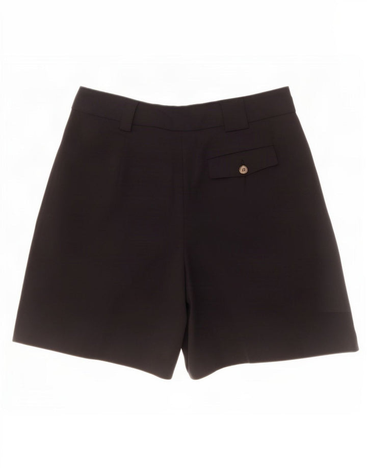 Topshop Damen Pegged Chino Shorts UK 12 Medium W30 Schwarz Polyester