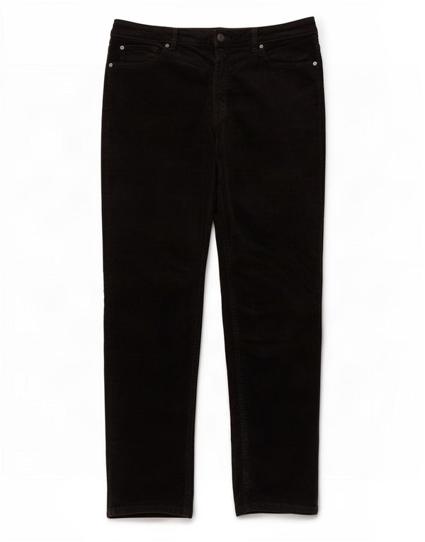Marks & Spencer Damen Slim Cordhose UK 16 Large W36 L28 Schwarz