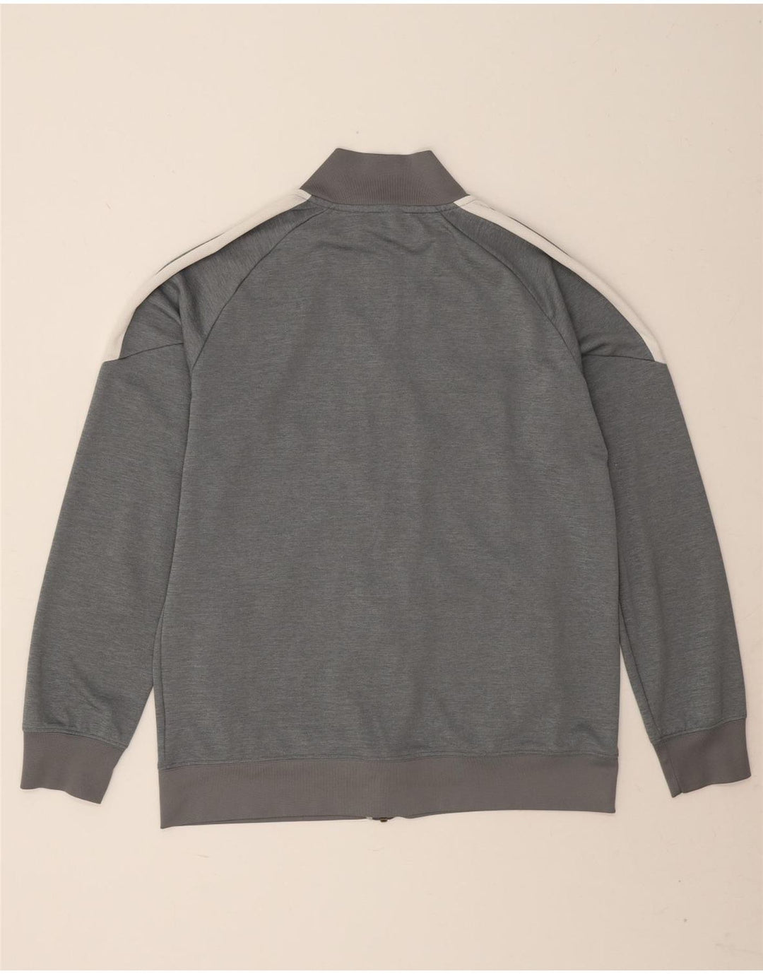 Nike Herren-Dri-Fit-Trainingsanzug-Top-Jacke, großes graues Farbblock-Polyester