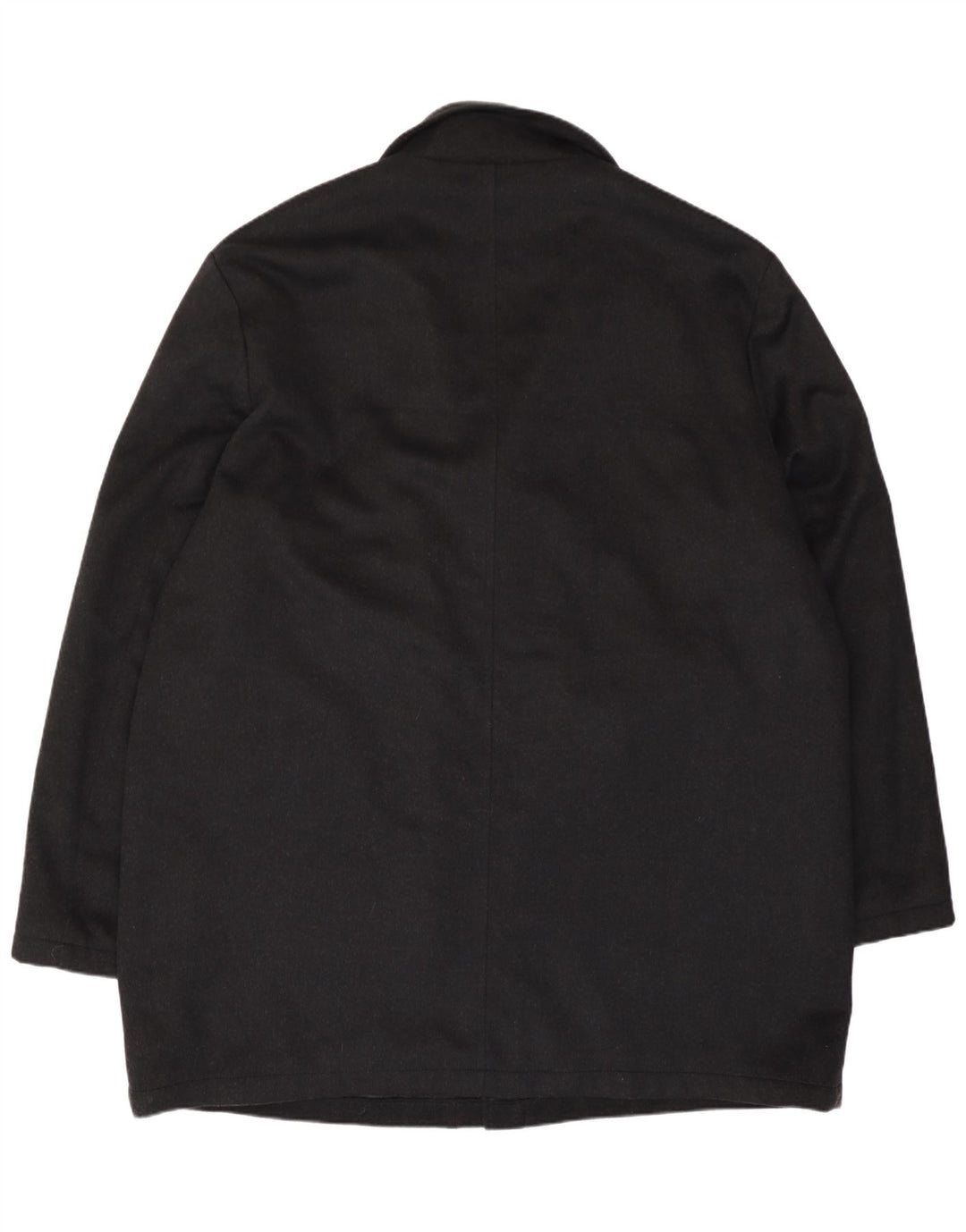 Pierre Cardin Herrenmantel IT 50 Große schwarze Wolle