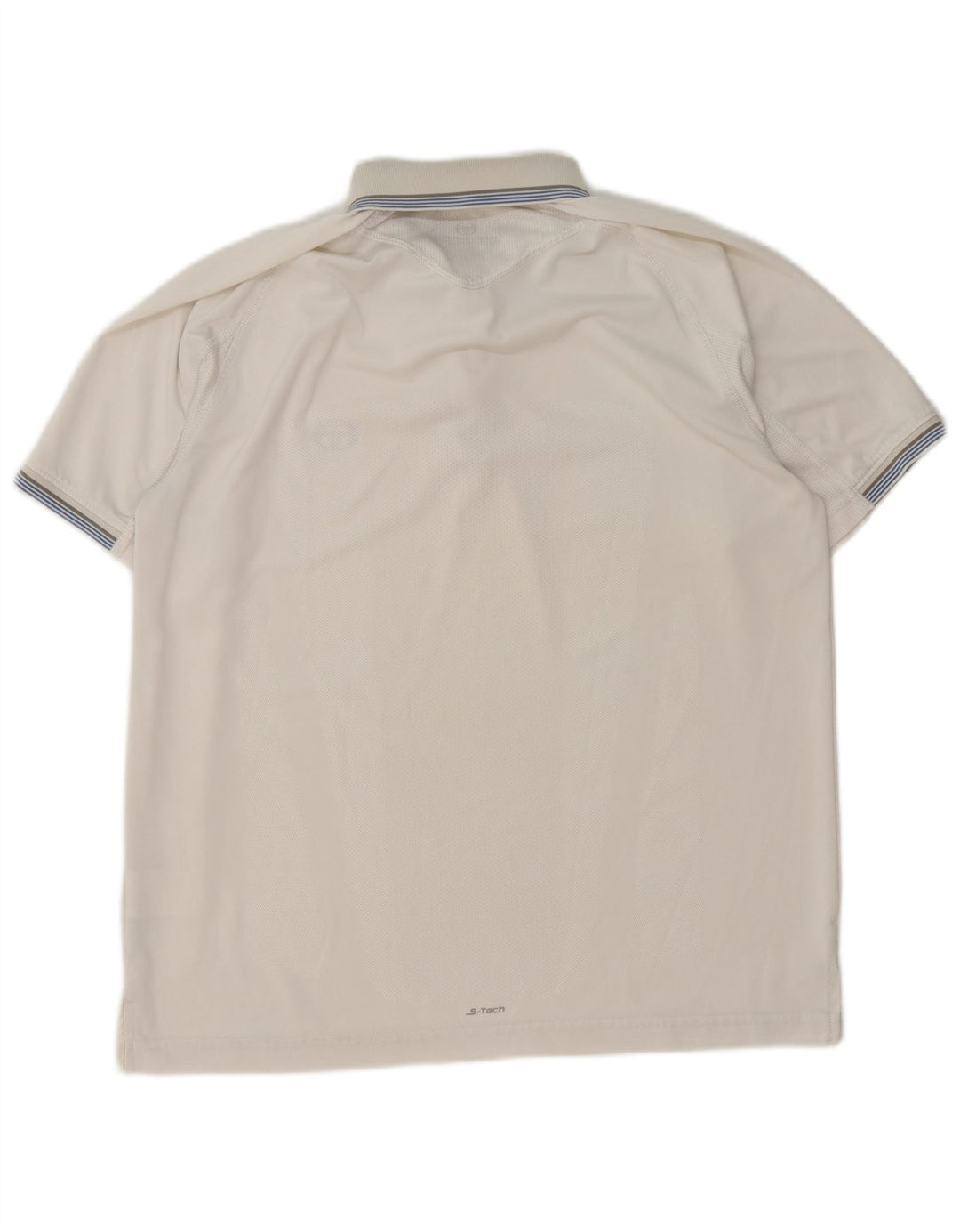 Sergio Tacchini Herren Poloshirt XL Weiß Polyester