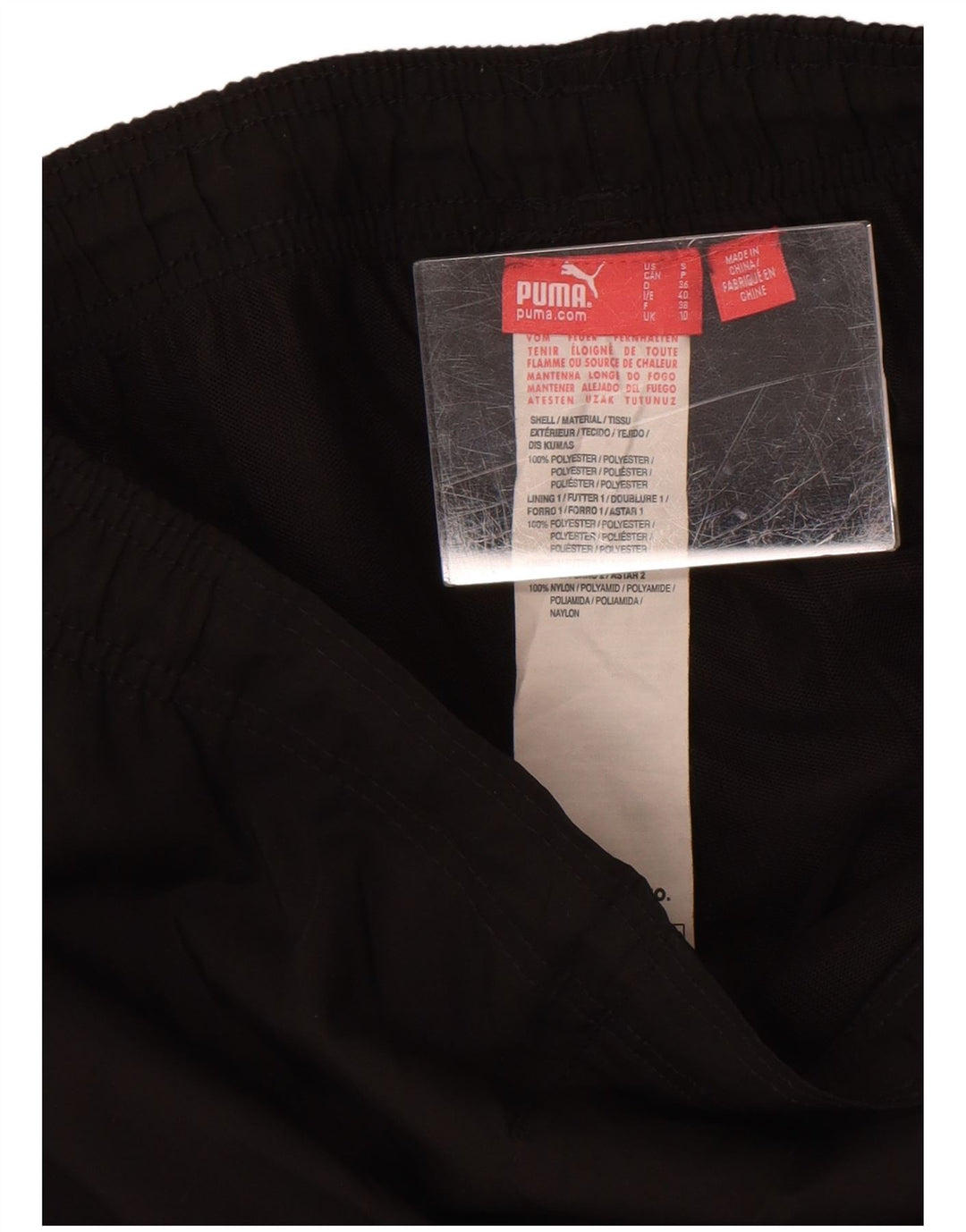 Puma Damen Trainingshose Jogger UK 10 Small Schwarz Polyester