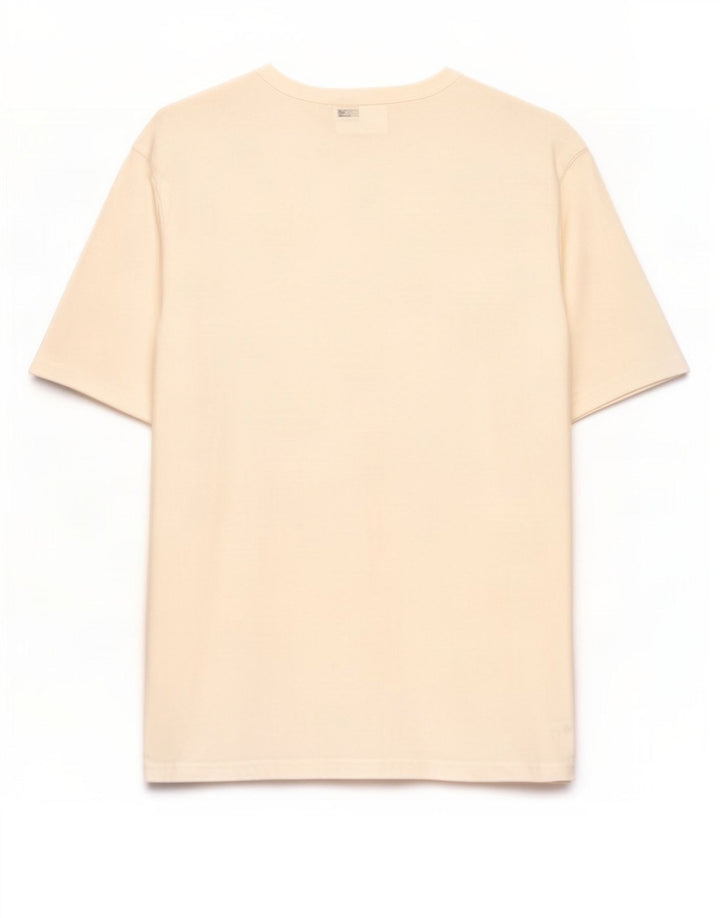 Champion Herren Grafik-T-Shirt-Oberteil Mittelweiß