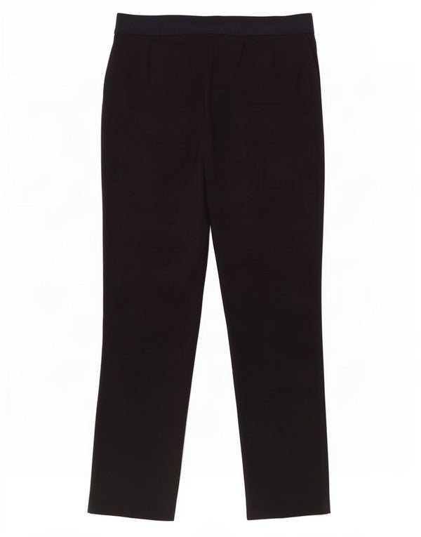 Marks & Spencer Damen-Hose mit hoher Taille, kurz geschnitten, UK 16, Größe L, W34, L25, Marineblau