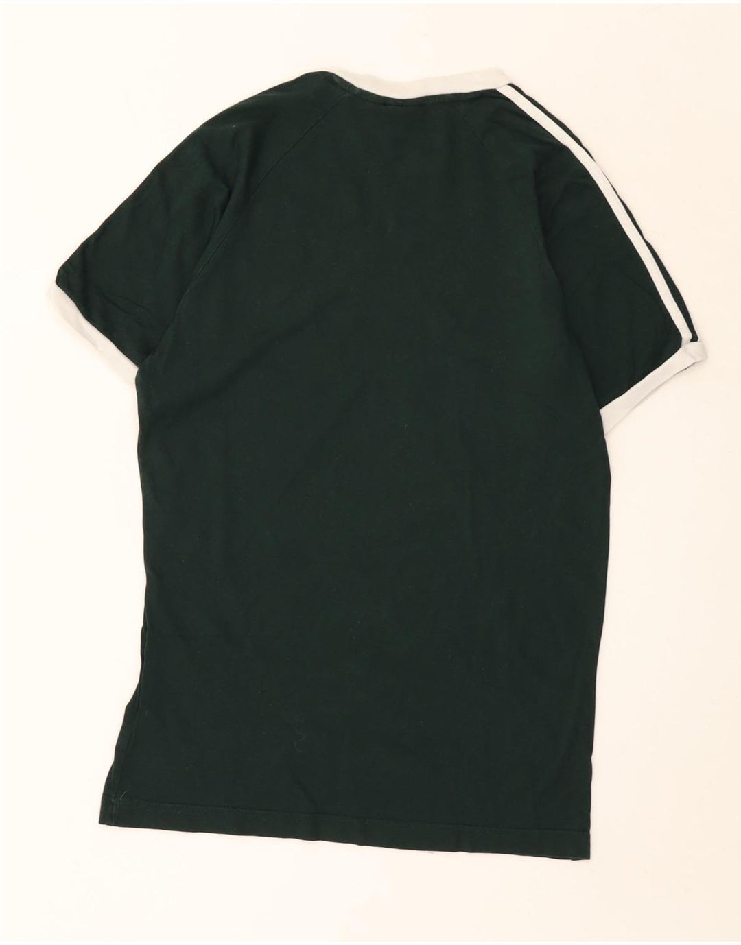 Adidas Herren Grafik-T-Shirt aus mittelgrüner Baumwolle