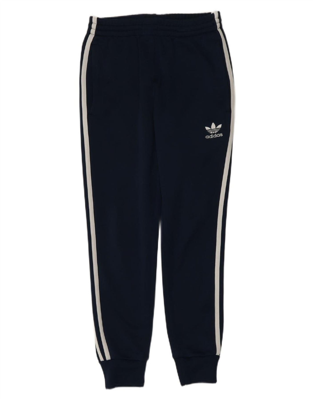 ADIDAS Mens Tracksuit Trousers Joggers XS  Navy Blue Polyester