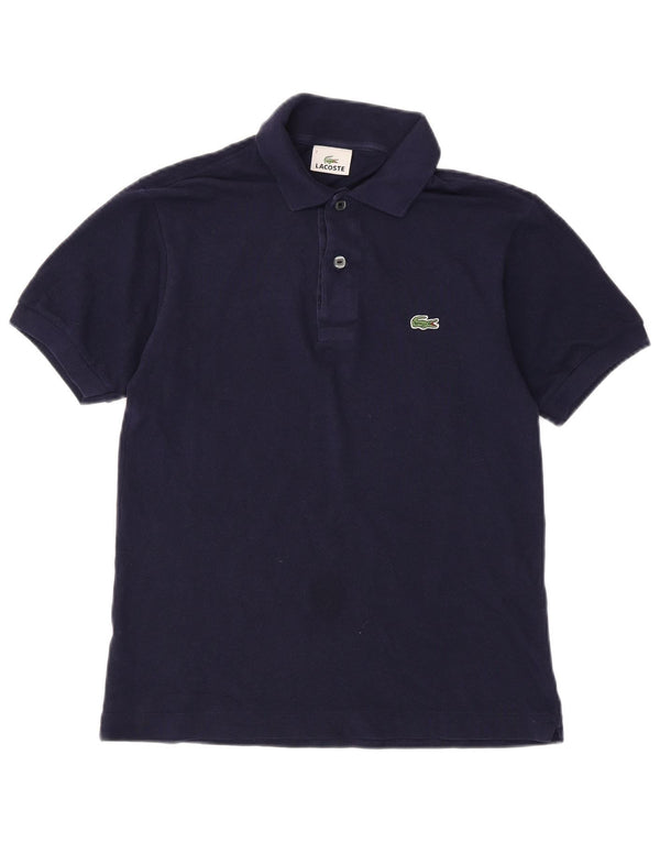 Lacoste Herren-Poloshirt, Größe 2 XS, marineblaue Baumwolle