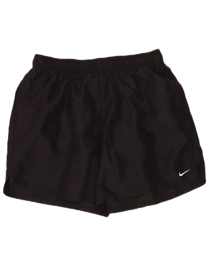 Nike Damen Sportshorts UK 14 Large Schwarz Polyester