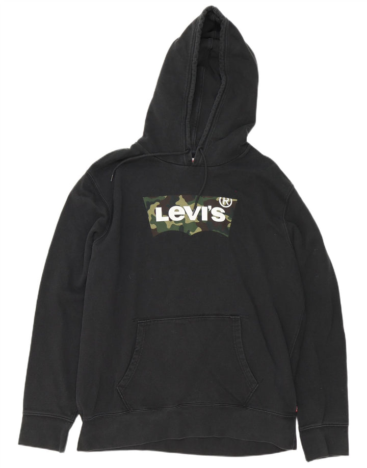 Levi's Herren Graphic Hoodie Pullover XL Schwarz Baumwolle