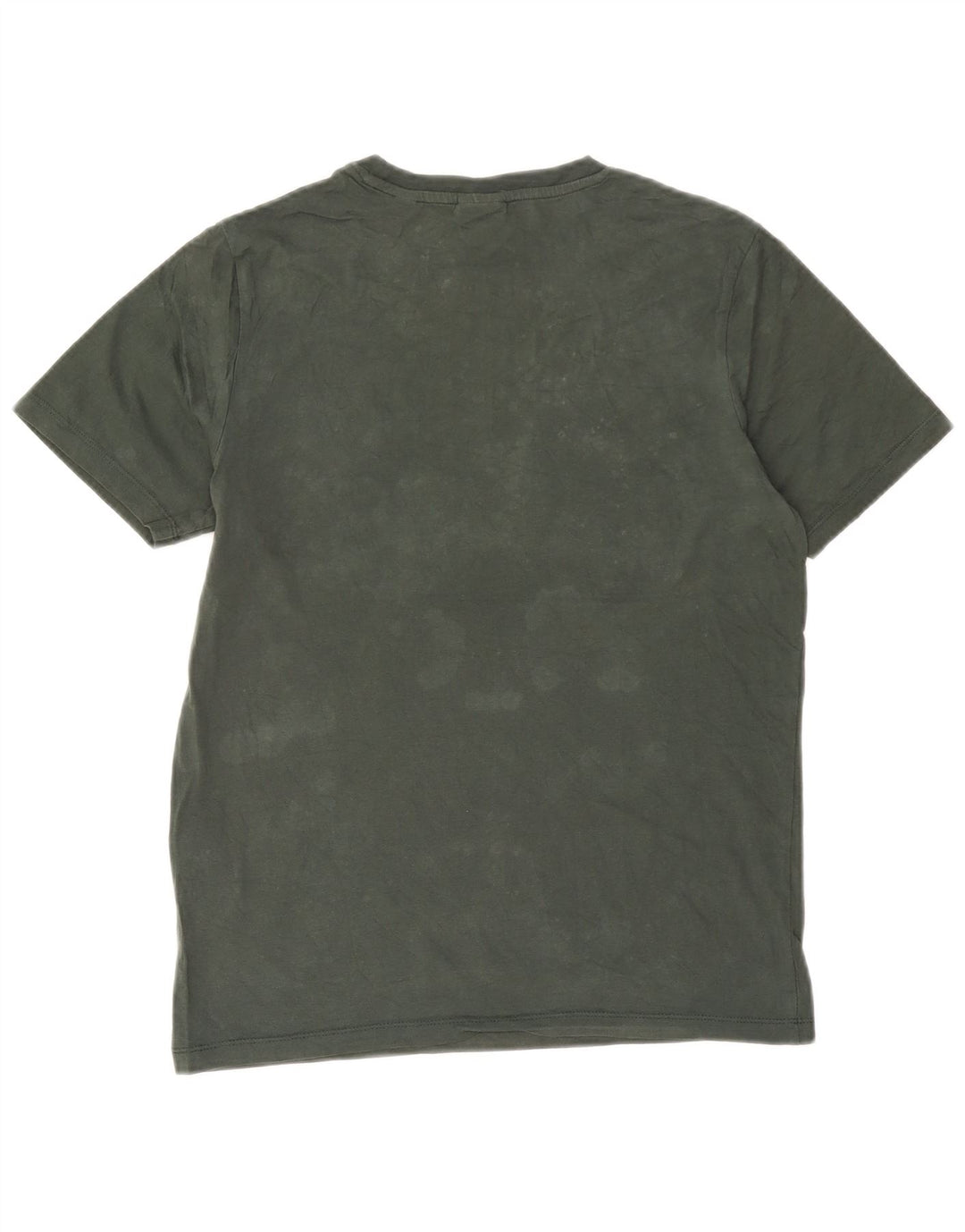Jack & Jones Herren Grafik-T-Shirt-Oberteil aus mittelgrüner Baumwolle