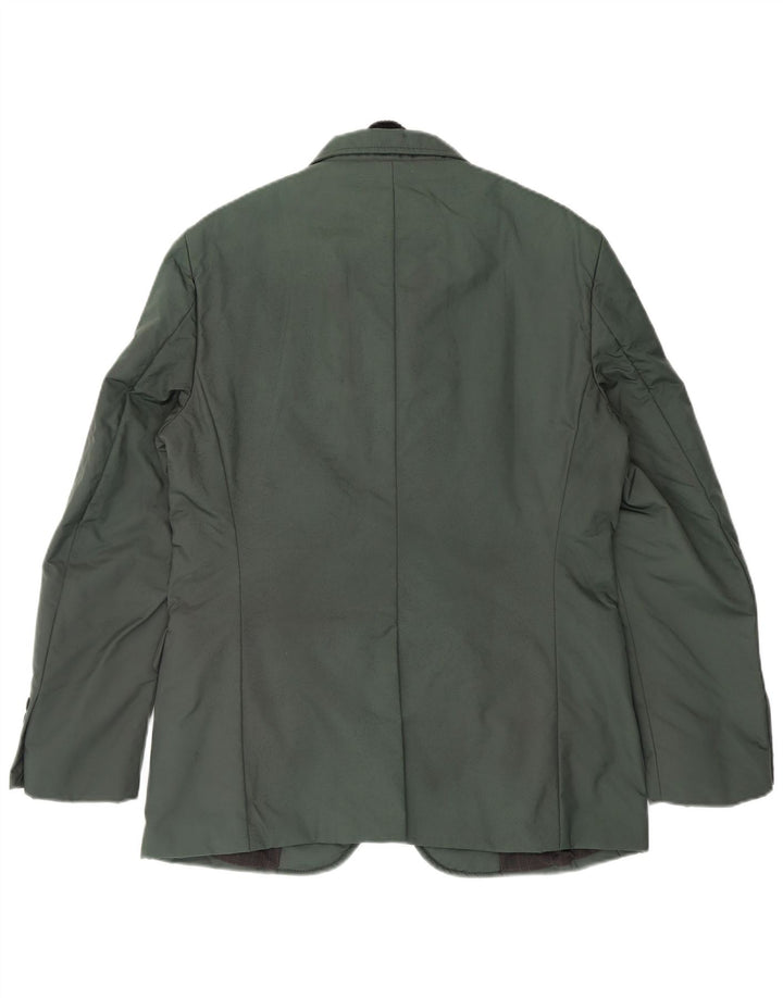 Refrigiwear Herren-Blazer mit 5 Knöpfen, IT 50, groß, grün, Polyamid