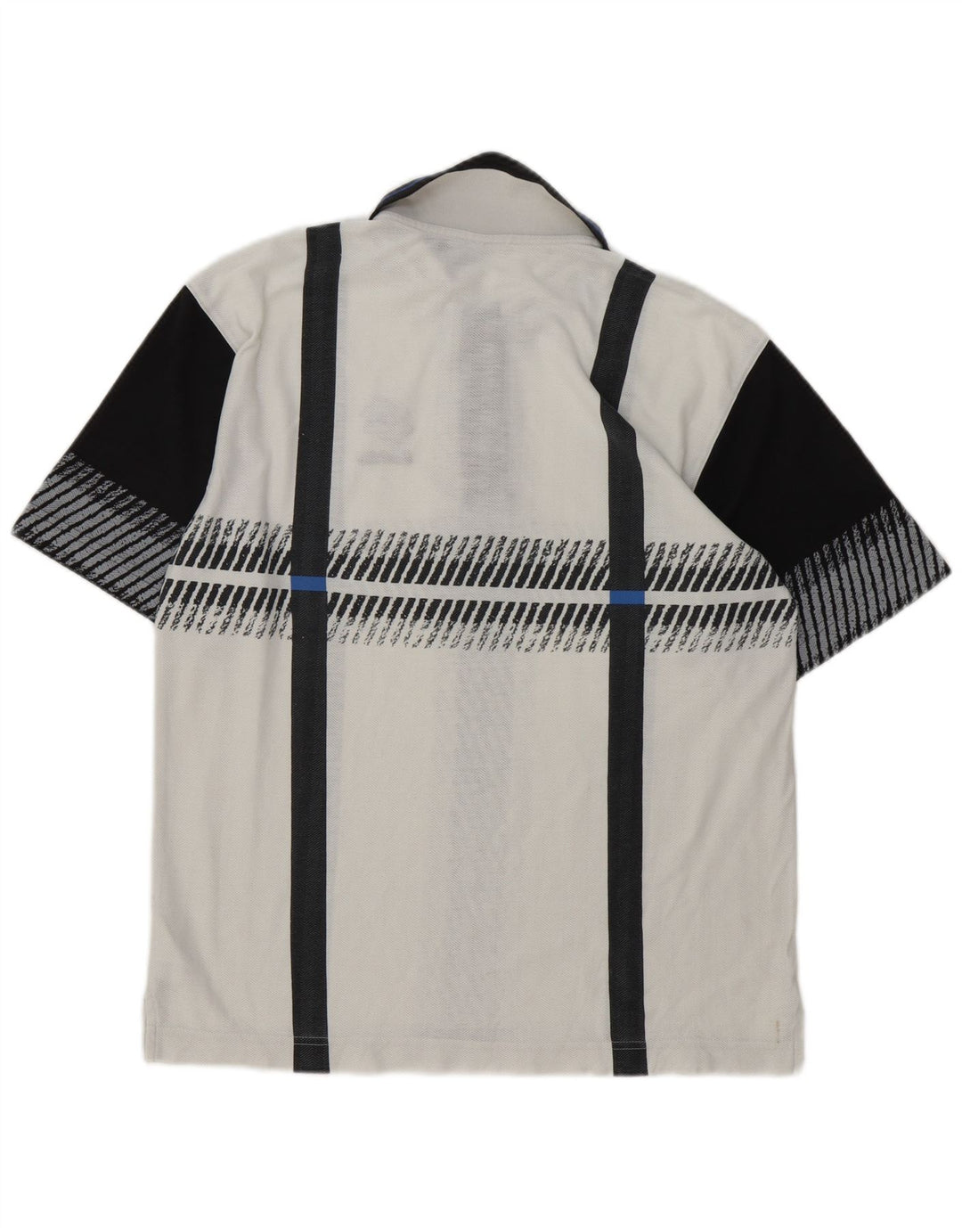 Lotto Herren-Poloshirt, mittelweißes Farbblock-Polyester