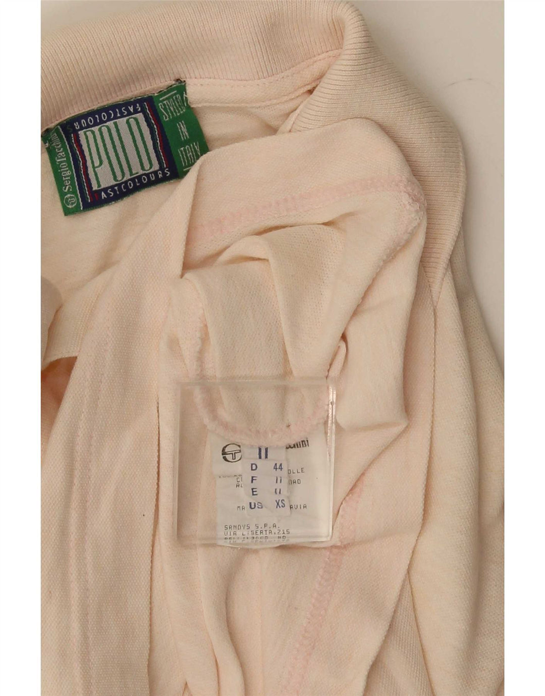 Sergio Tacchini Herren Poloshirt XS Rosa Baumwolle