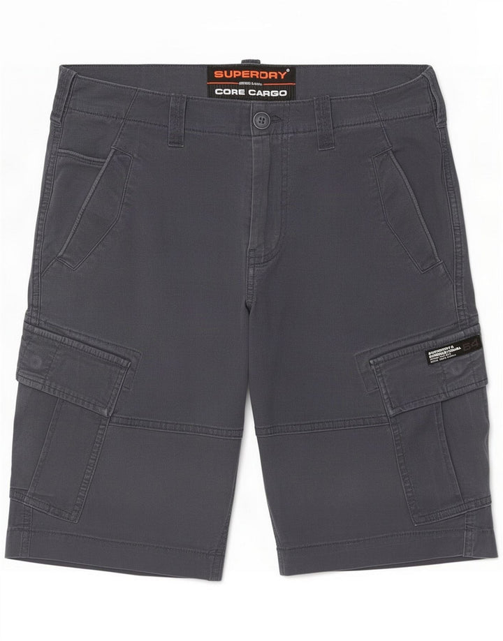 Superdry Herren Cargoshorts Medium W30 Graue Baumwolle Produktbeschreibung Etikettengröße:  Marke: