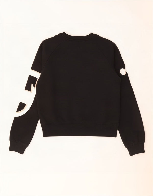 Champion Mädchen-Sweatshirt mit Grafik, 13–14 Jahre, XL, schwarze Baumwolle